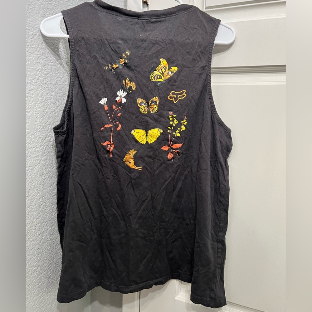 FOX brand muscle tank with gorgeous back graphics